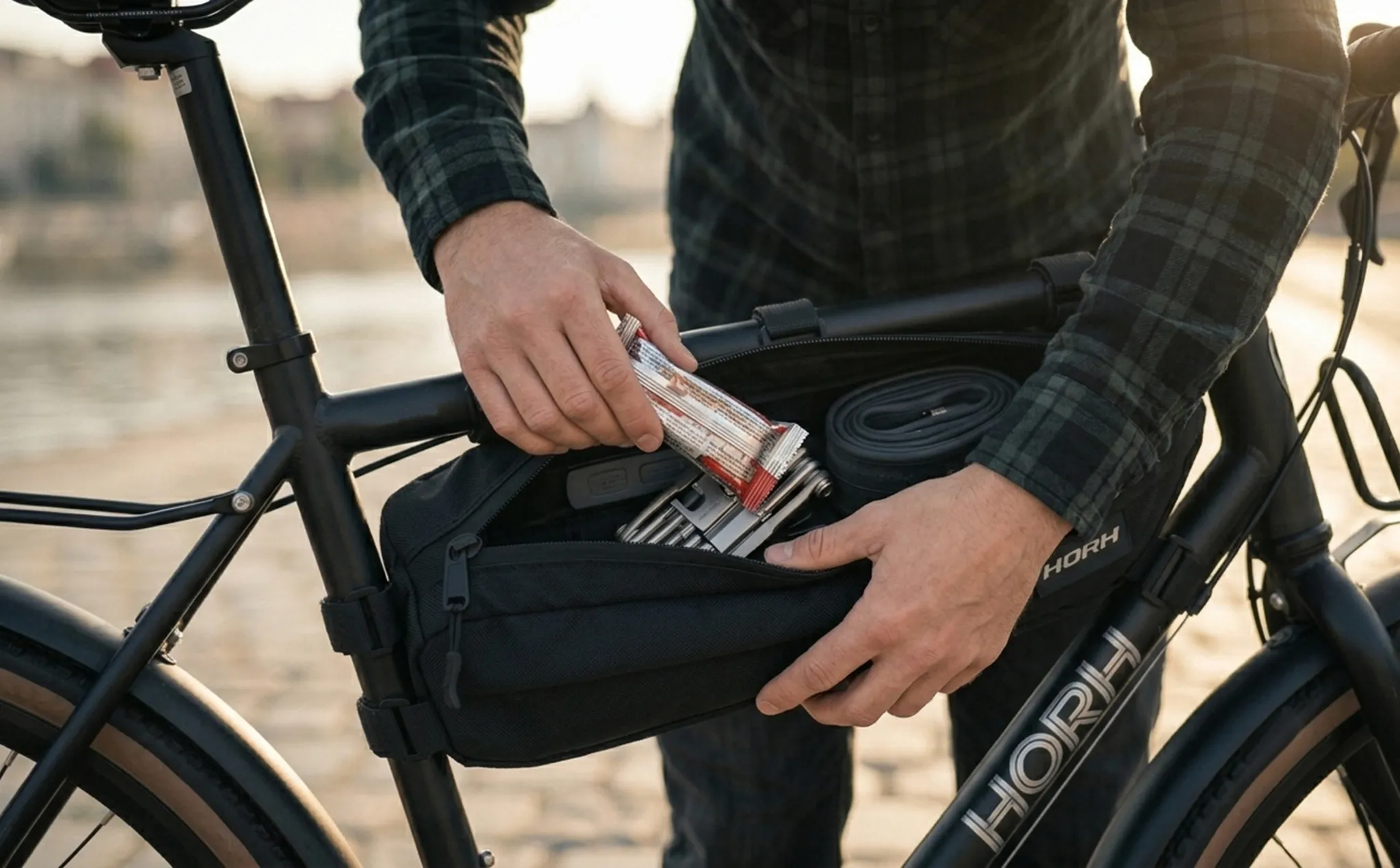 Сумка под раму HORH Bikepacking 38х9х5см