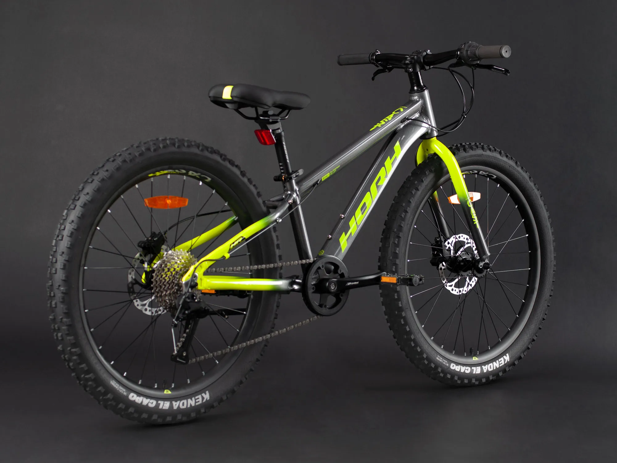 Велосипед HORH CAST HCST24 24" 2024 Black-Yellow