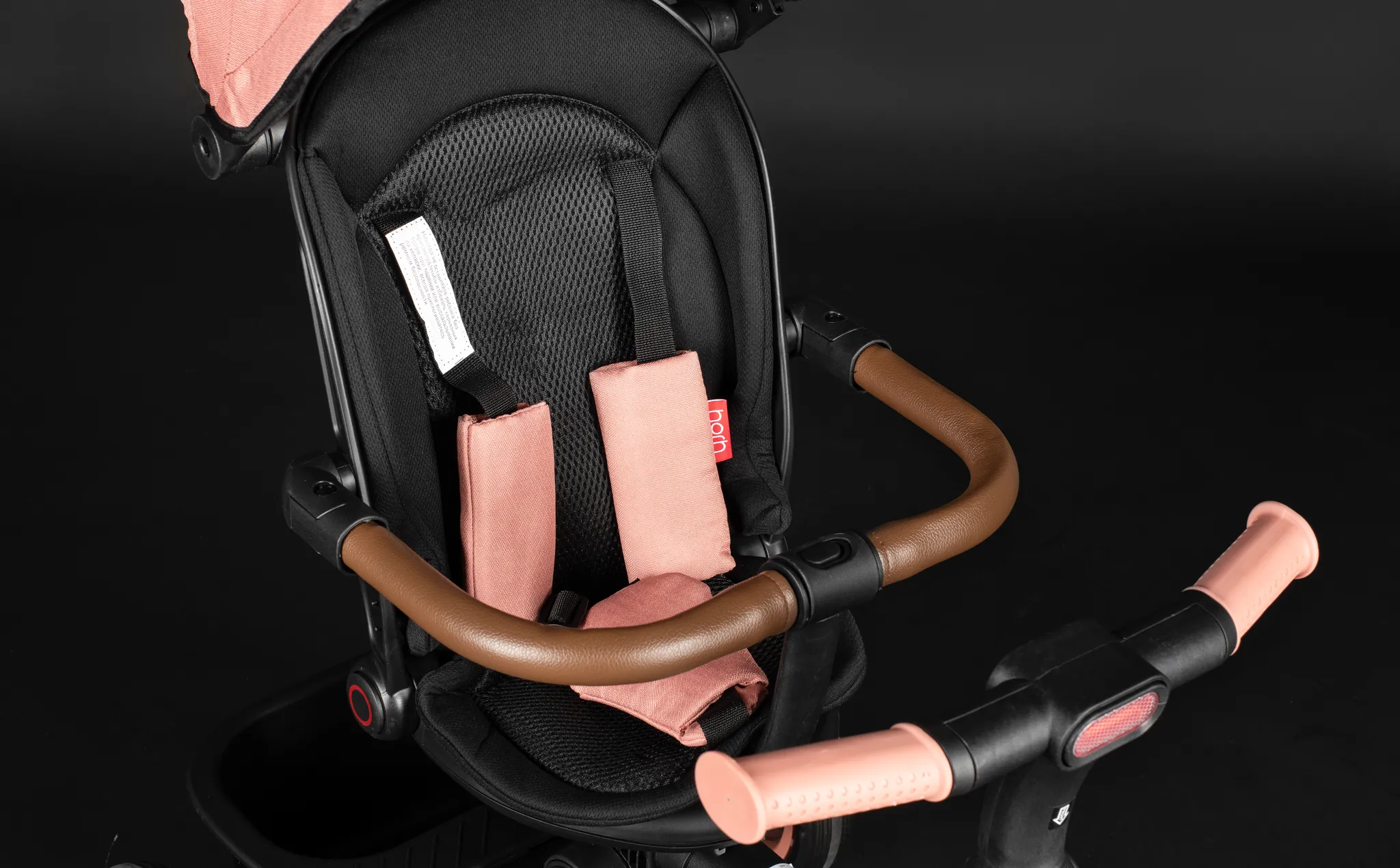 Велосипед трёхколёсный HORH 12/10" 2025 персиковый