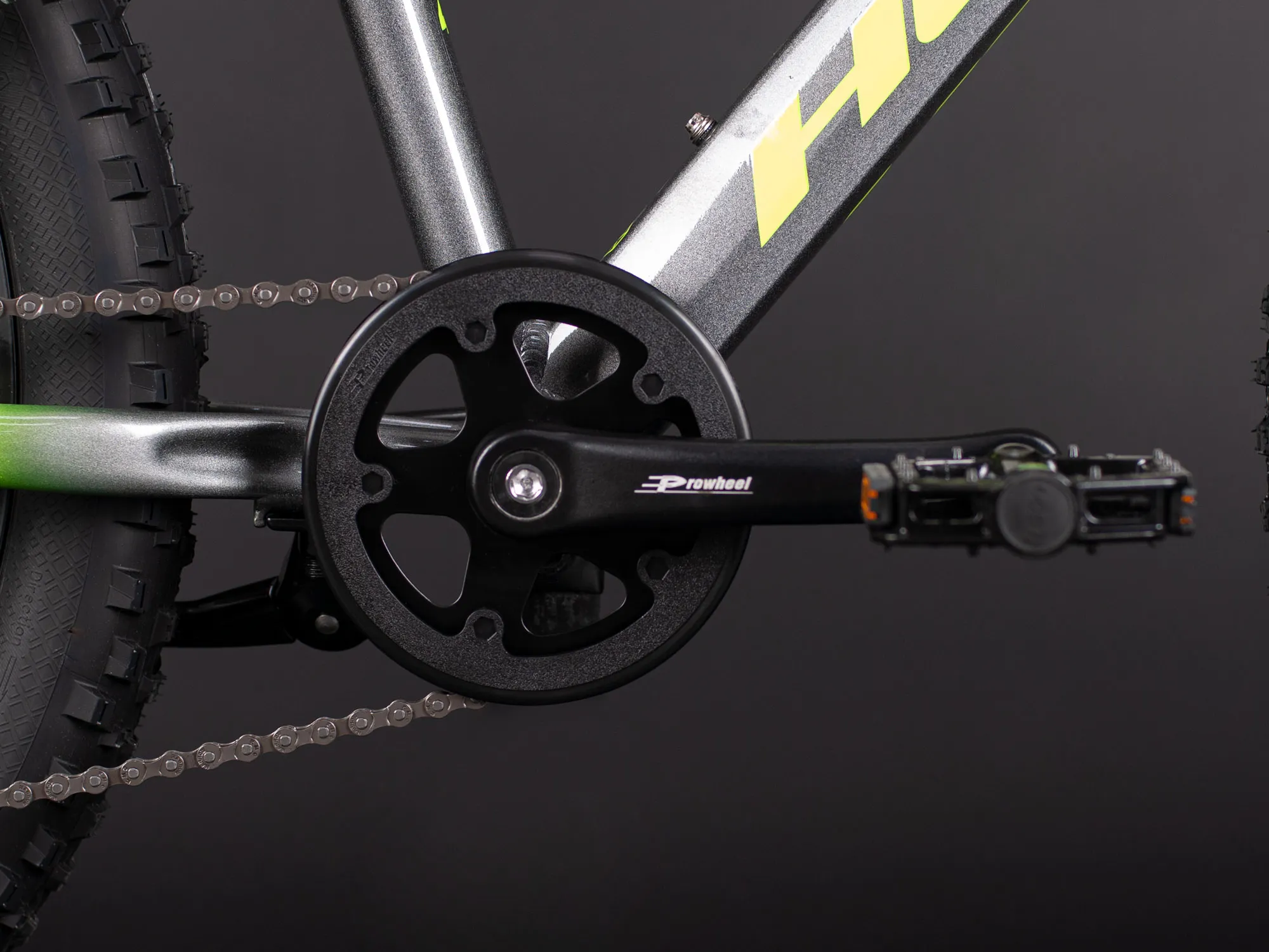 Велосипед HORH CAST HCST24 24" 2024 Black-Yellow