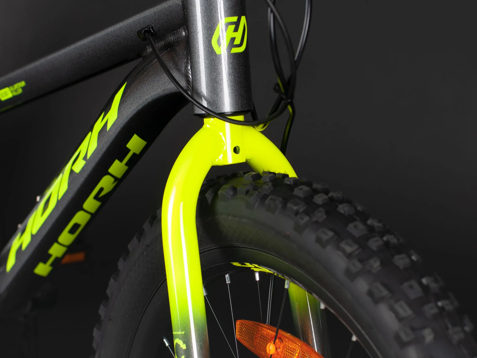 Велосипед HORH CAST HCST24 24" 2024 Black-Yellow