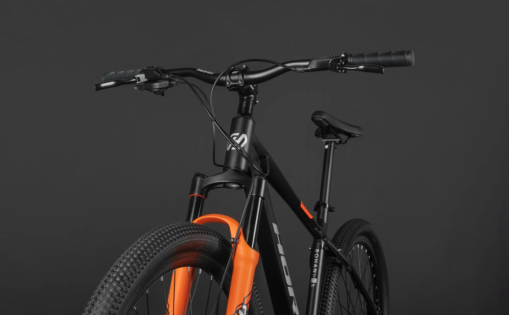 Велосипед HORH ROHAN RHD9.2 29 2025 BLACK ORANGE