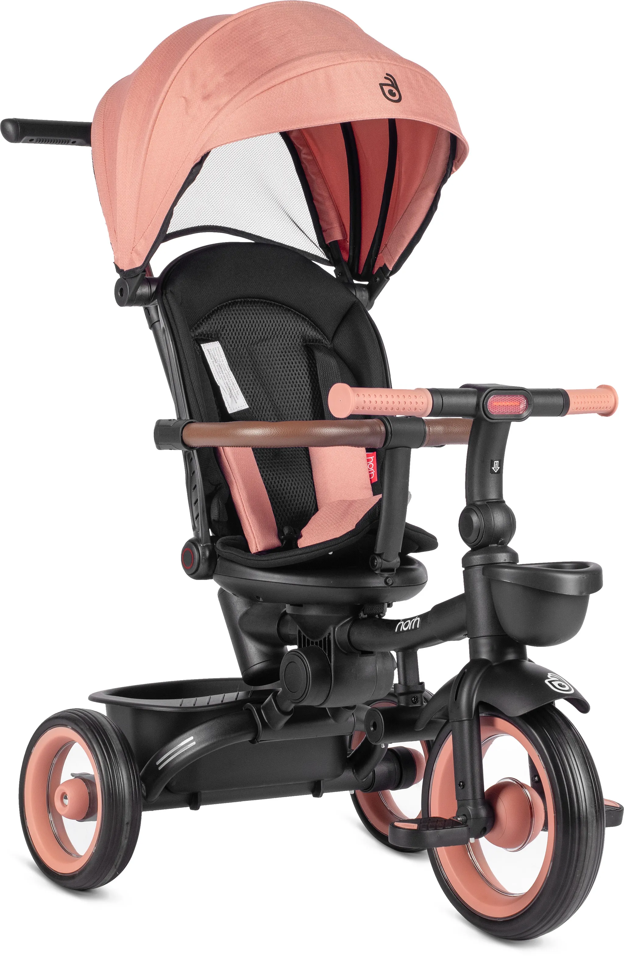 Велосипед трёхколёсный HORH 12/10" 2025 персиковый