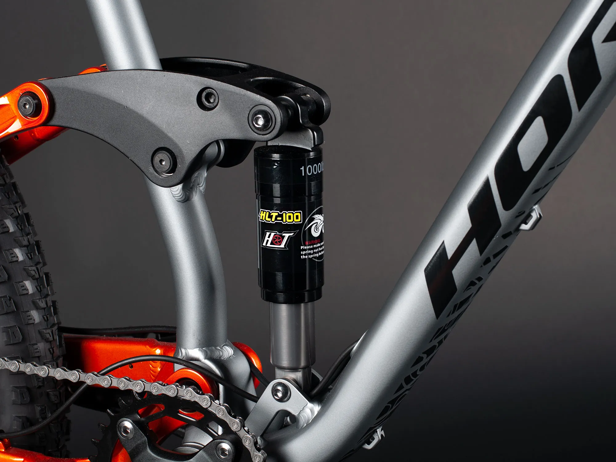 Велосипед HORH BEAVER 27.5" 2024 Grey-Оrange-Black
