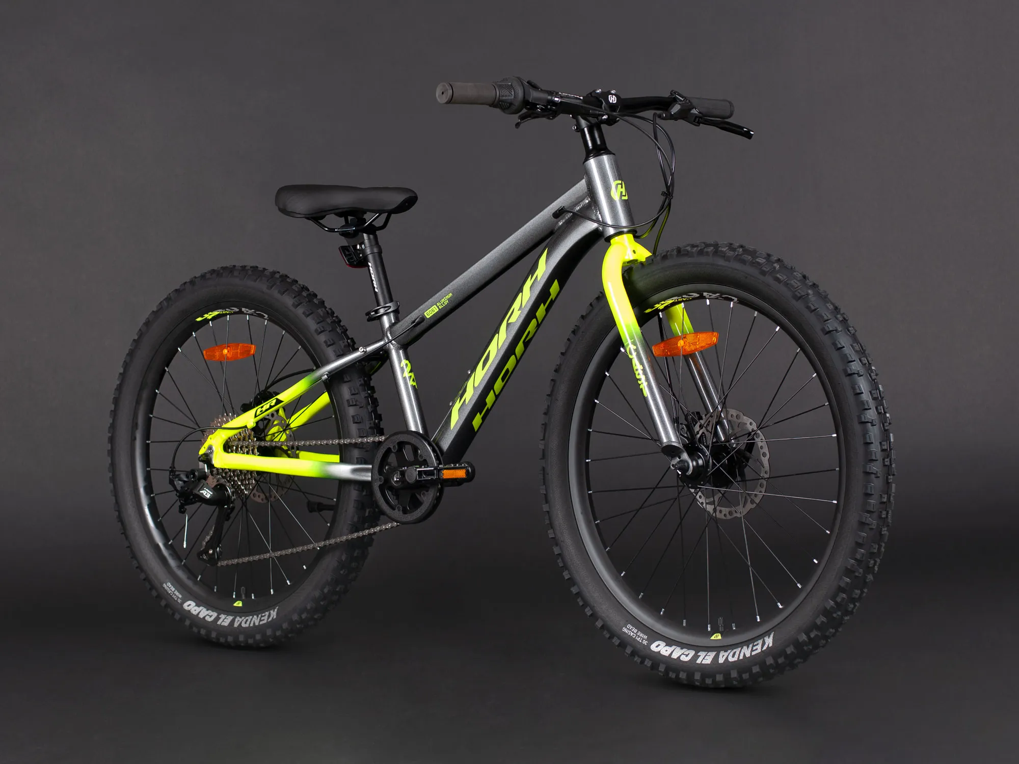 Велосипед HORH CAST HCST24 24" 2024 Black-Yellow