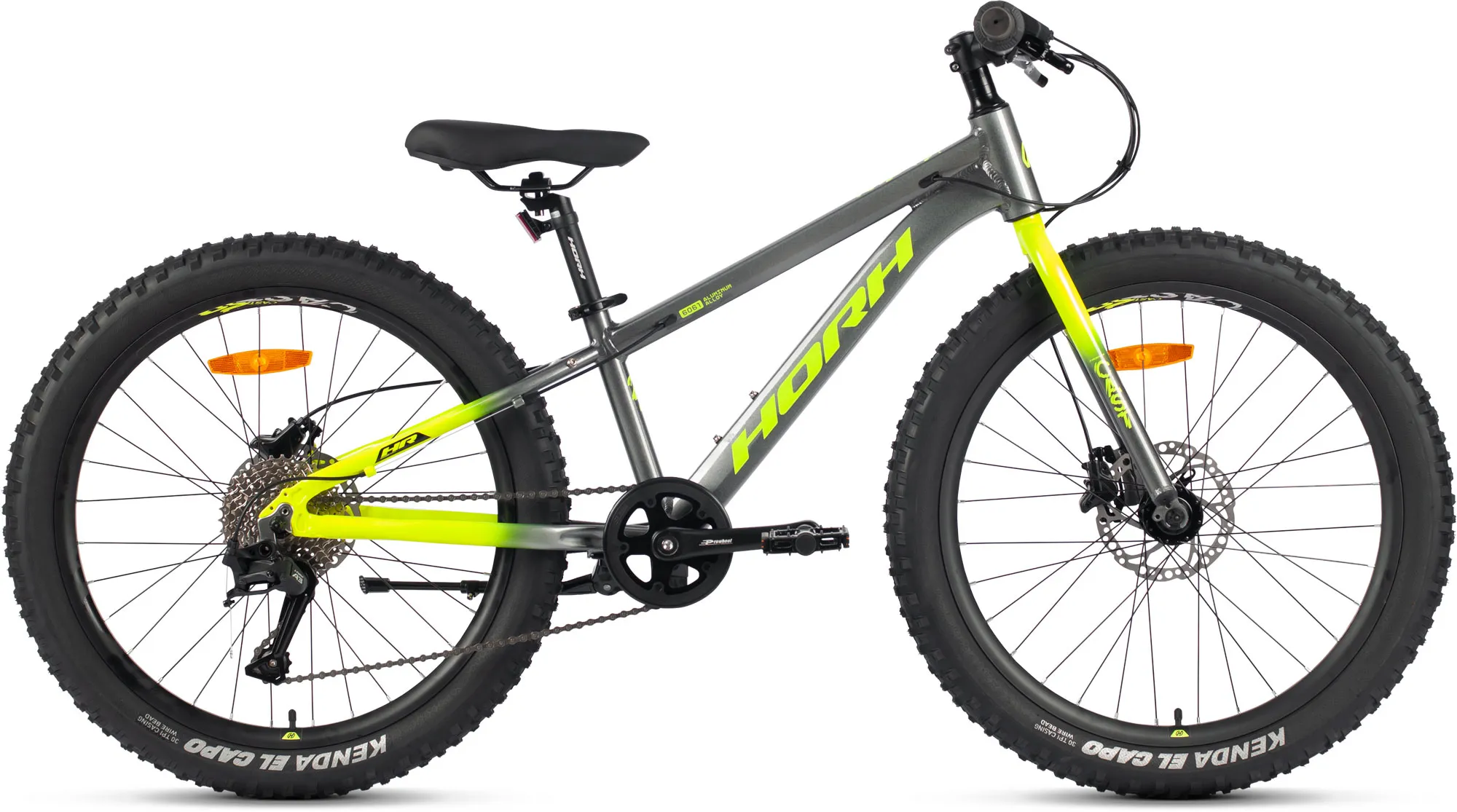 Велосипед HORH CAST HCST24 24" 2024 Black-Yellow