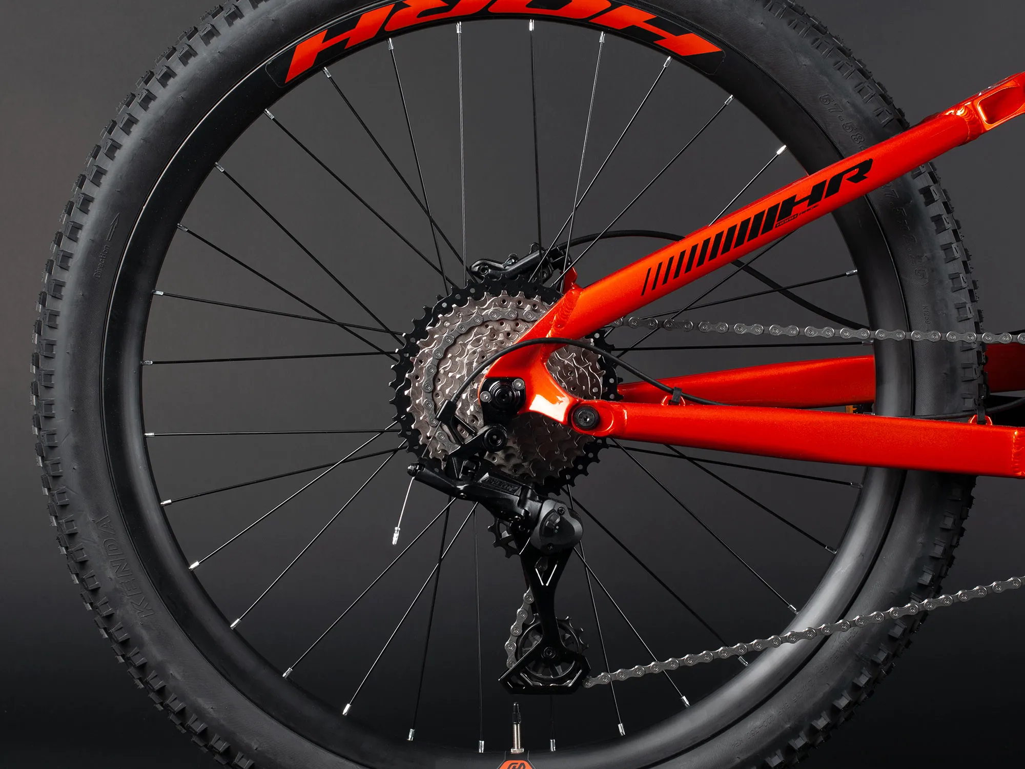 Велосипед HORH BEAVER 27.5" 2024 Grey-Оrange-Black