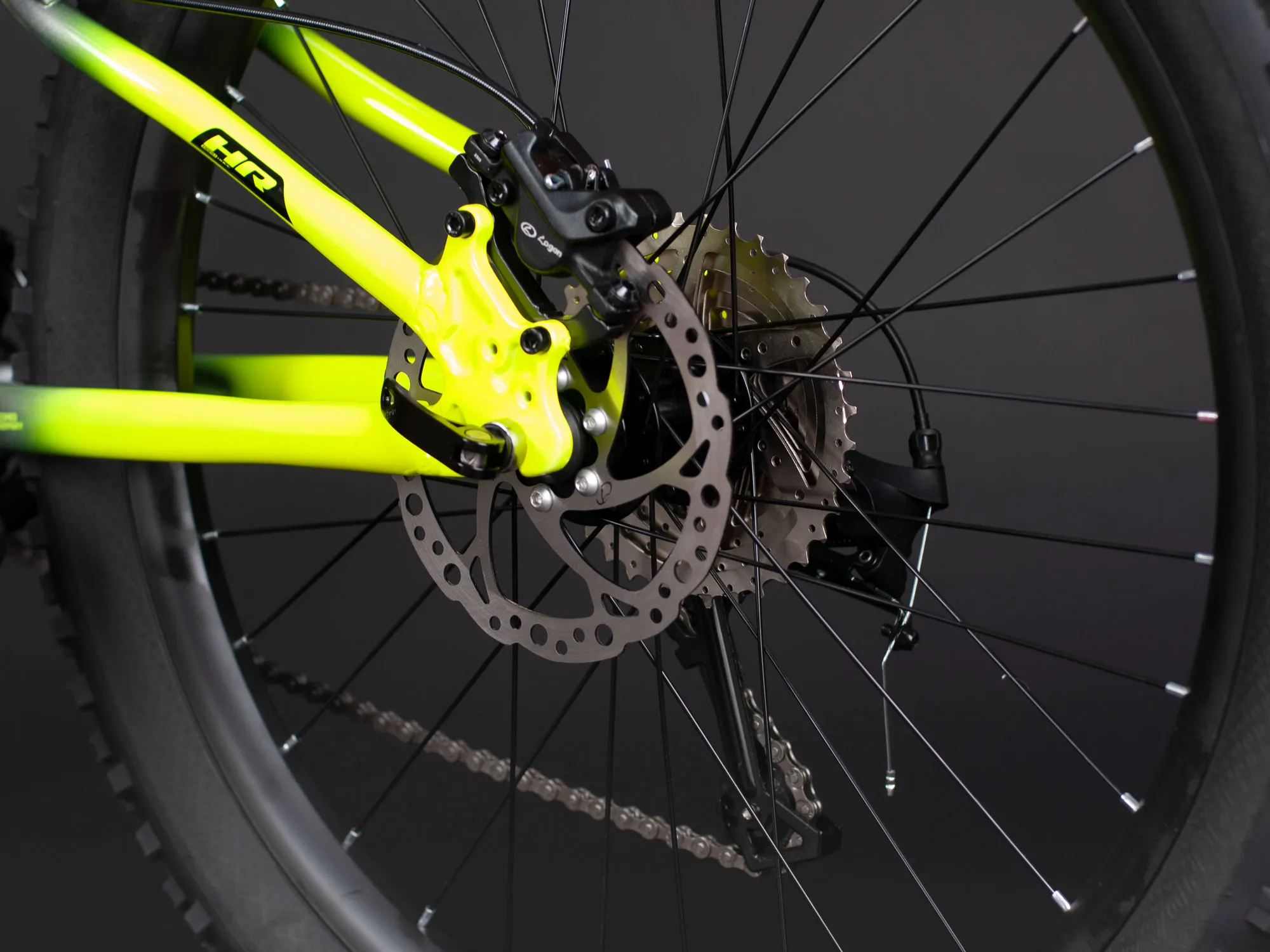 Велосипед HORH CAST HCST24 24" 2024 Black-Yellow