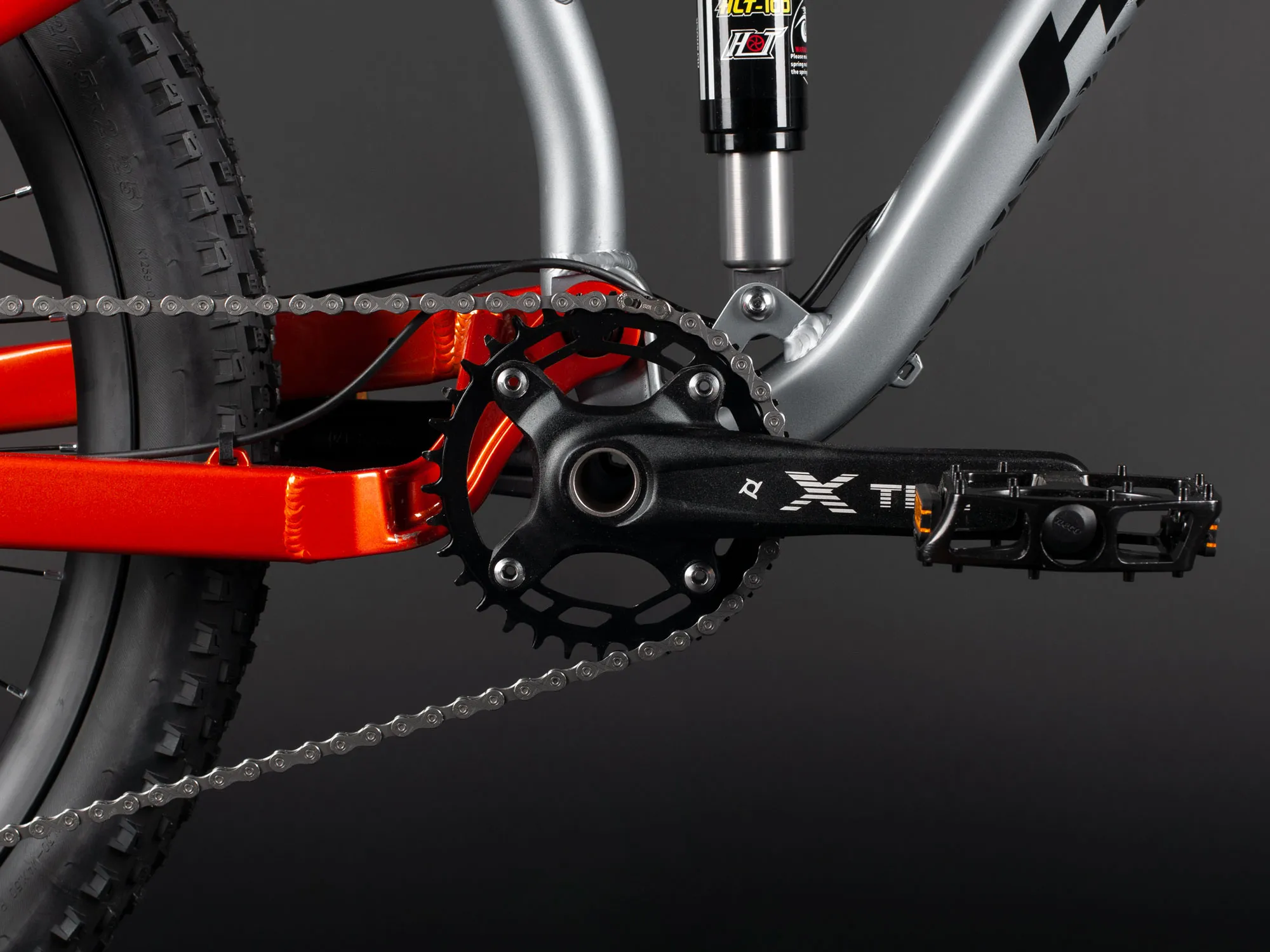 Велосипед HORH BEAVER 27.5" 2024 Grey-Оrange-Black