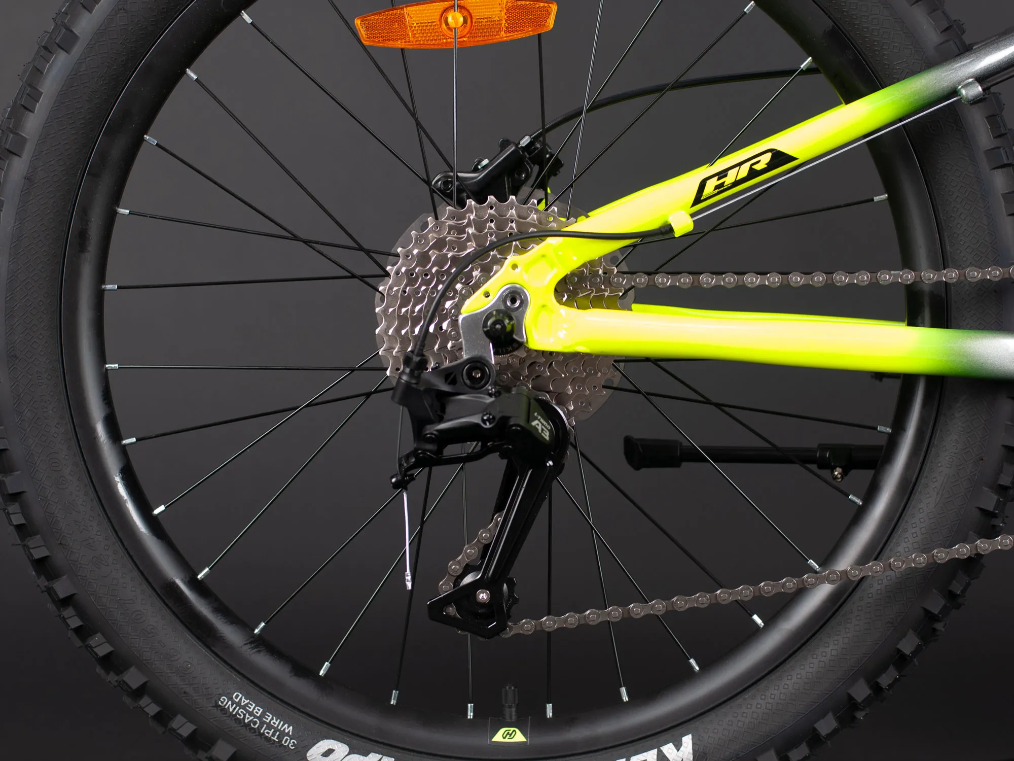 Велосипед HORH CAST HCST24 24" 2024 Black-Yellow