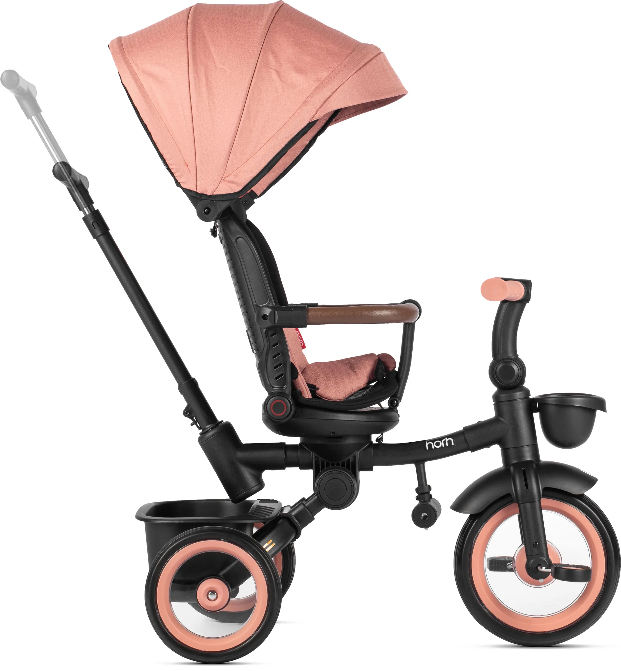 Велосипед трёхколёсный HORH 12/10" 2025 персиковый