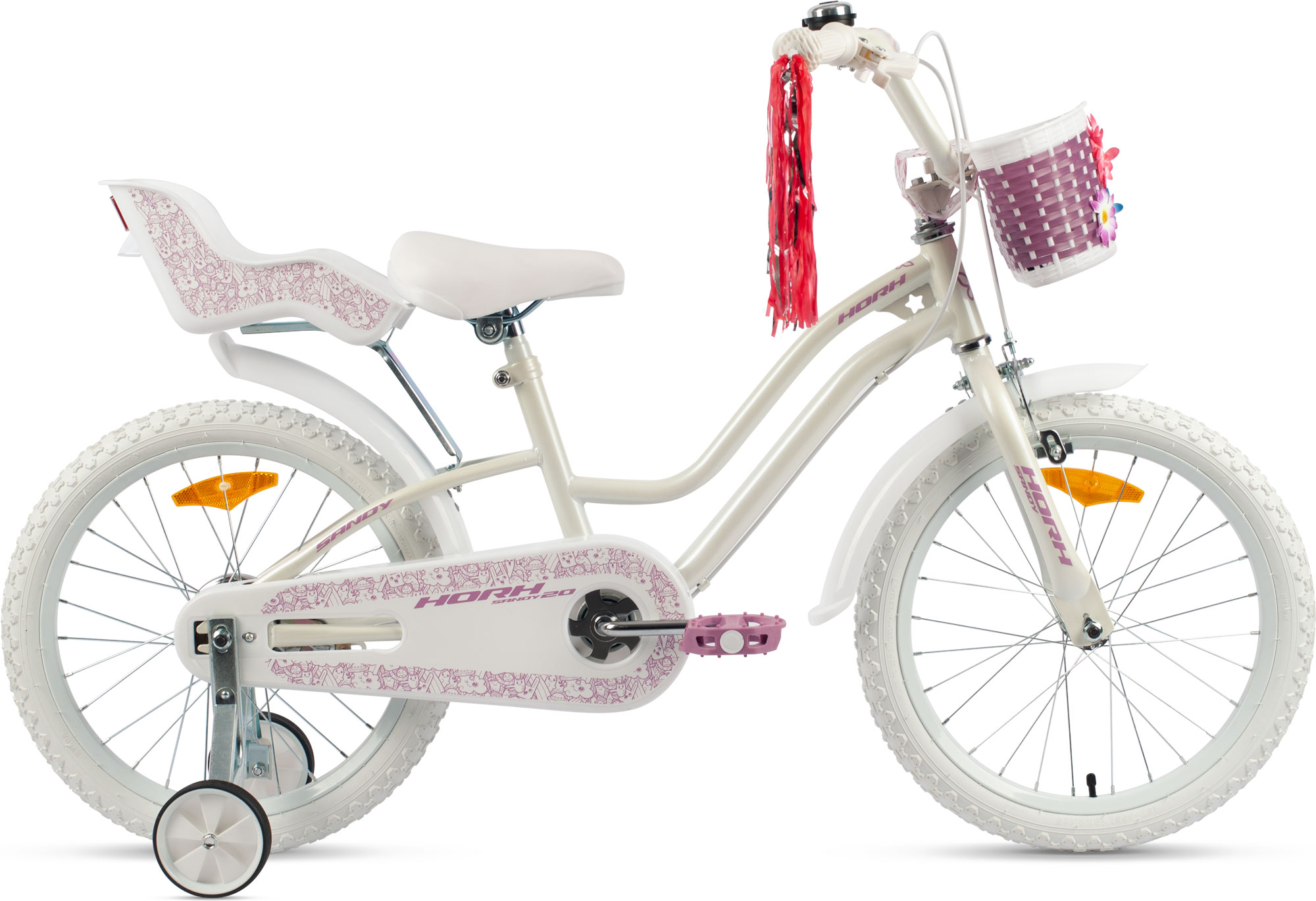 Велосипед HORH SANDY 18" (2024) Ivory-Purple
