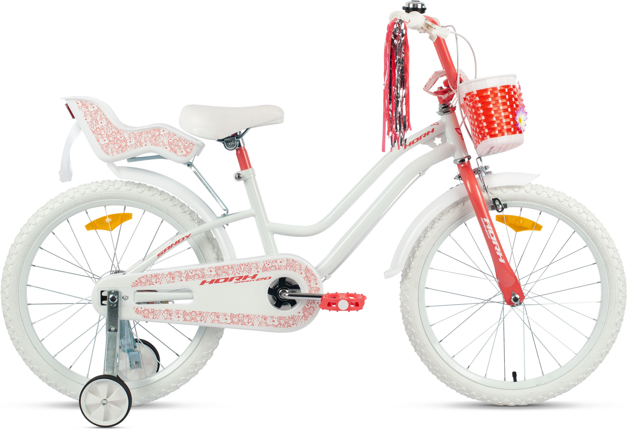 Велосипед HORH SANDY 20" (2024) White-Coral