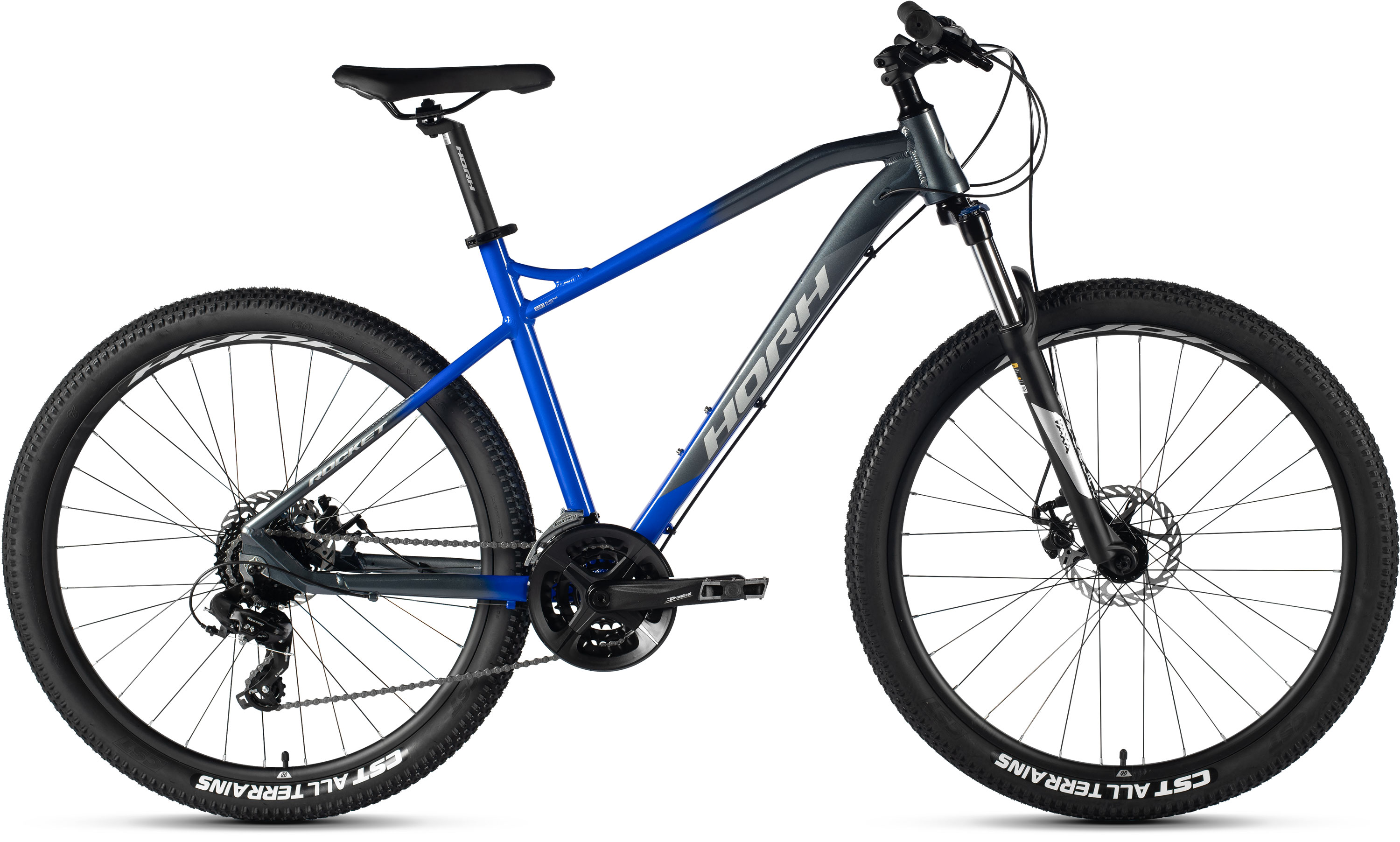 Велосипед HORH ROCKET RMD 7.1 27.5" (2024) Grey-Blue-Black