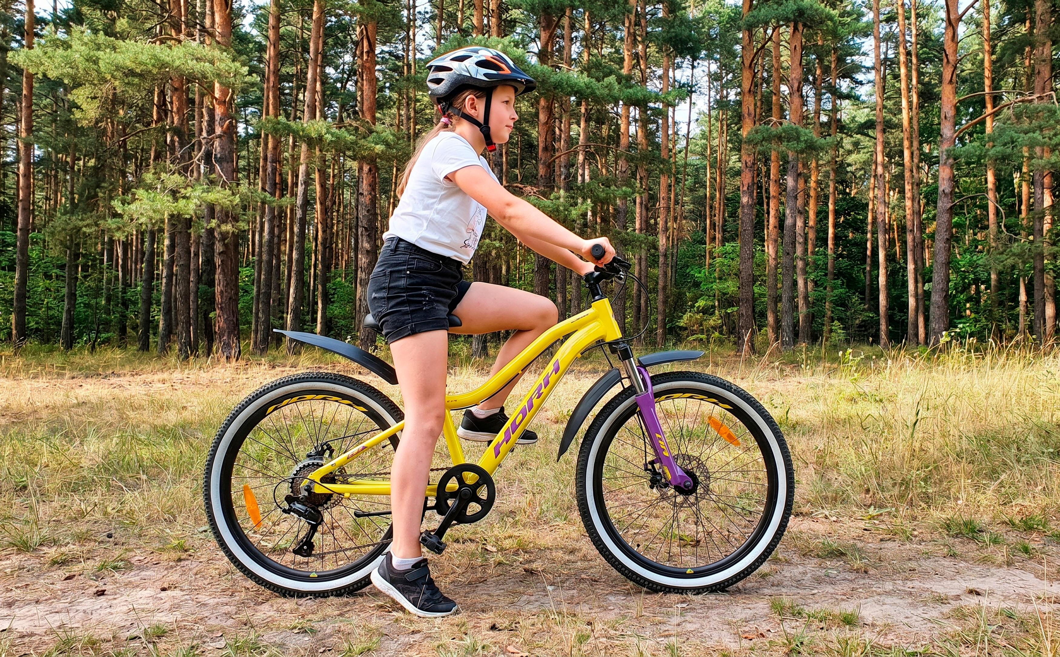 Велосипед HORH LIMA 4.0 LMD 24" 2025 Yellow-Purple