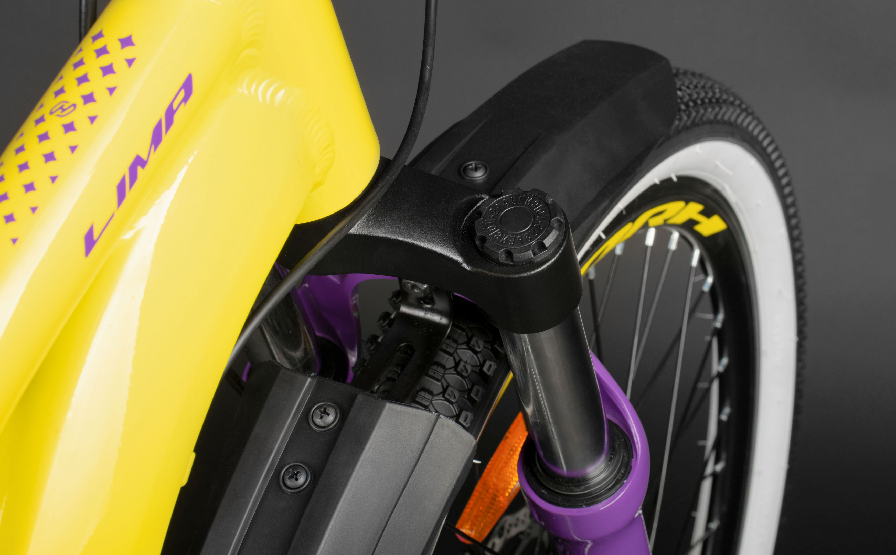 Велосипед HORH LIMA 4.0 LMD 24" 2025 Yellow-Purple