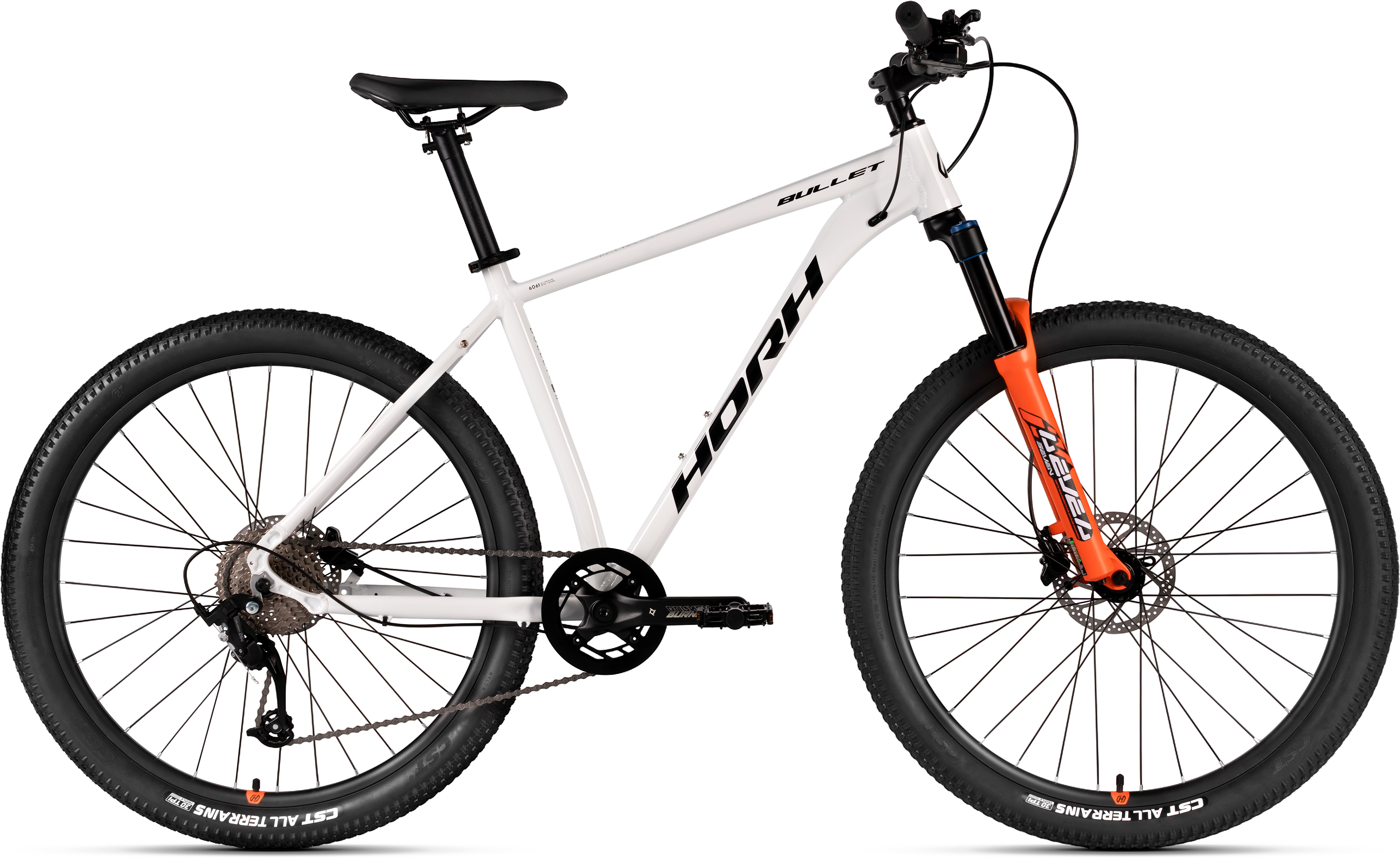 Велосипед HORH BULLET 7.0 BHD 27,5" (2026) White-Orange