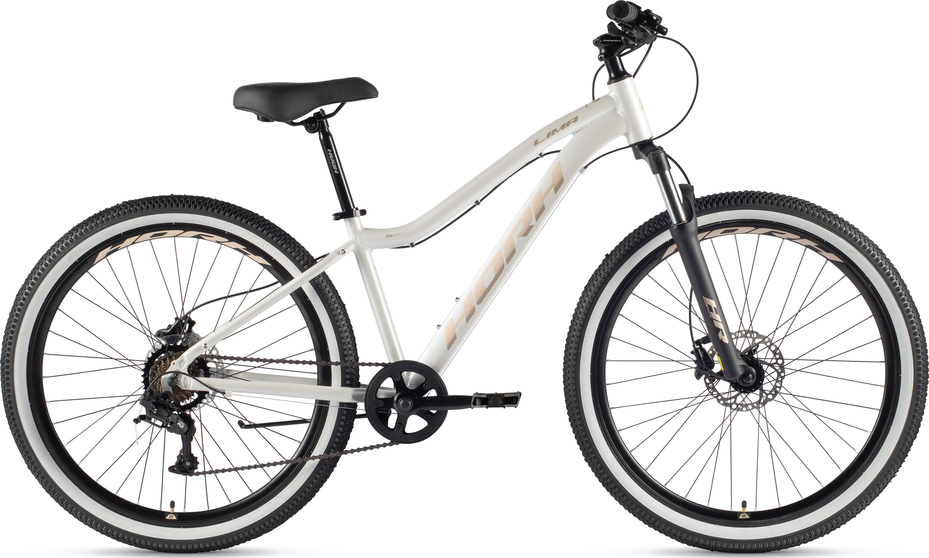 Велосипед HORH LIMA 7.0 HD 27.5" (2026) White-Gold