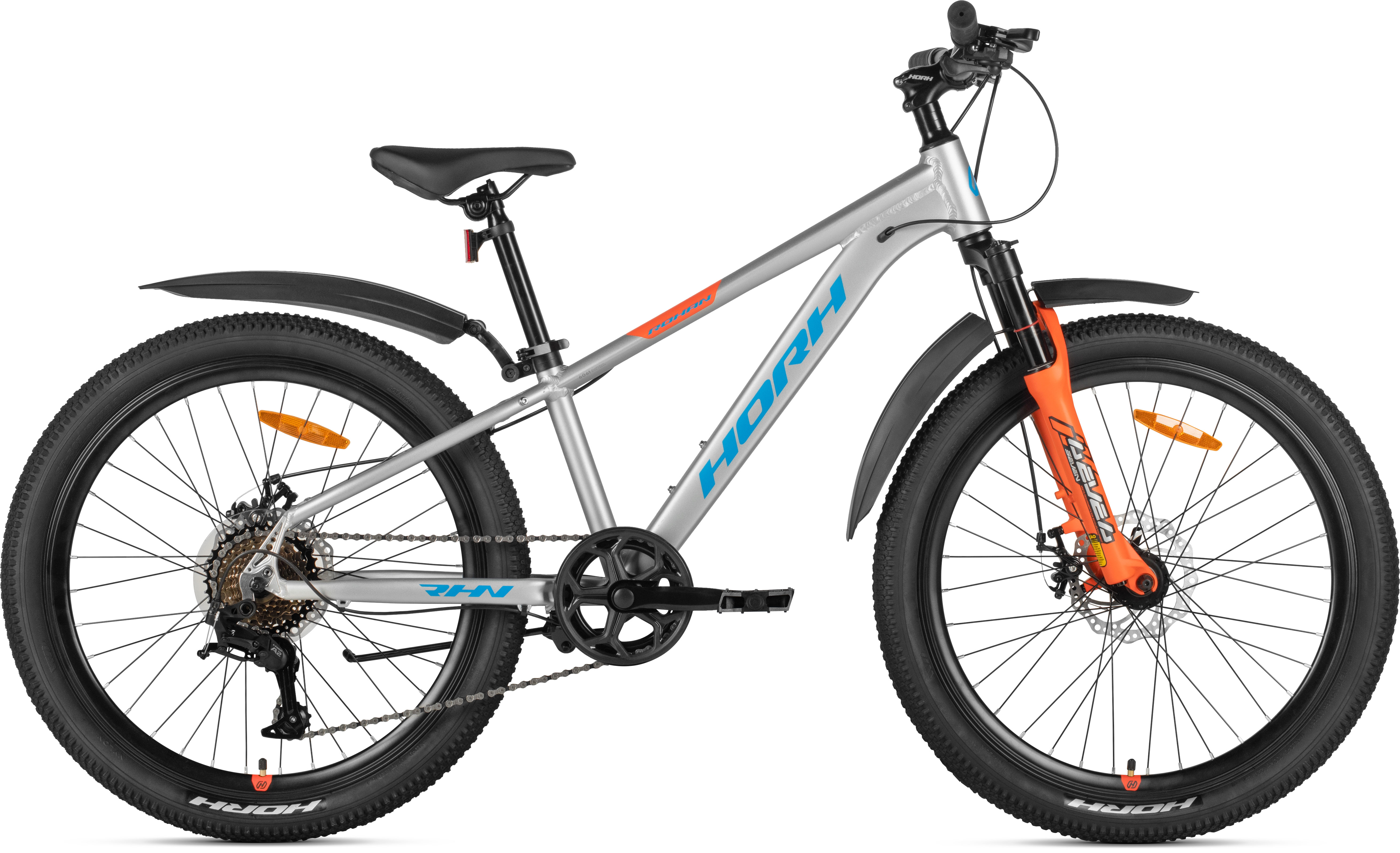 Велосипед HORH ROHAN 4.0 RMD 24" (2026) Grey-Blue-Orange
