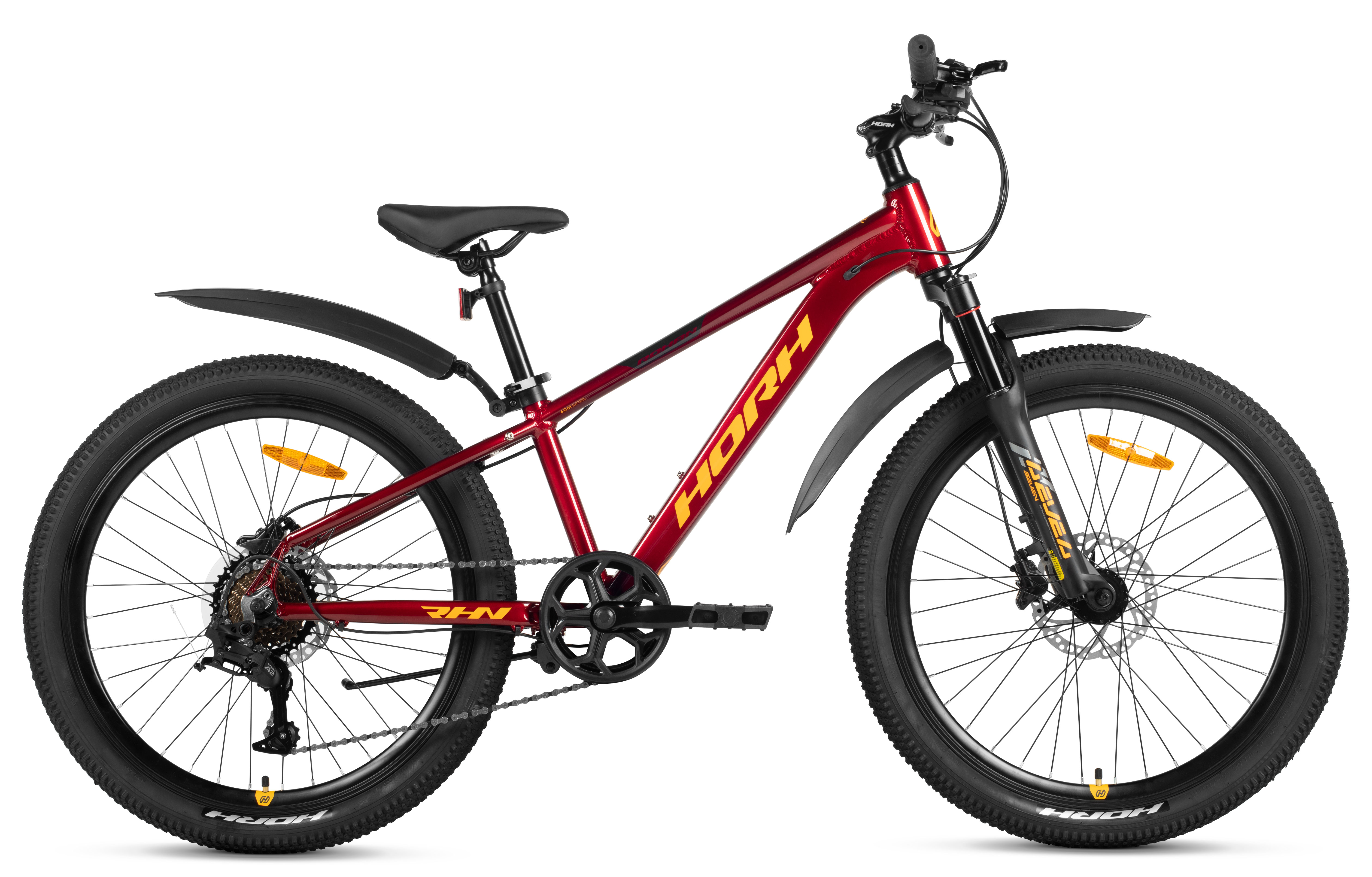 Велосипед HORH ROHAN 4.0 RHD 24" (2026) Burgundy-Orange