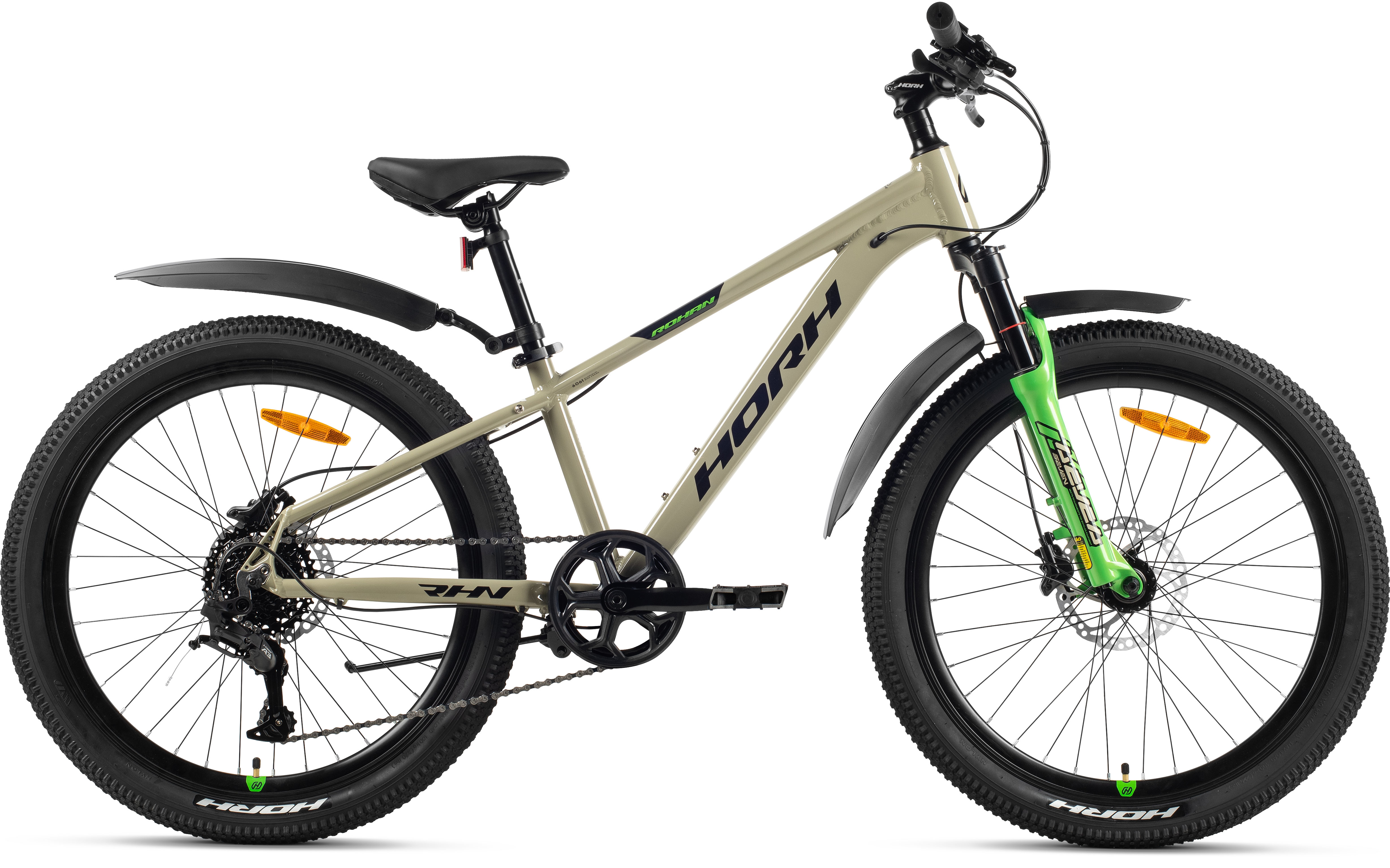 Велосипед HORH ROHAN 4.1 RHD 24" (2026) Olive-Black-Green