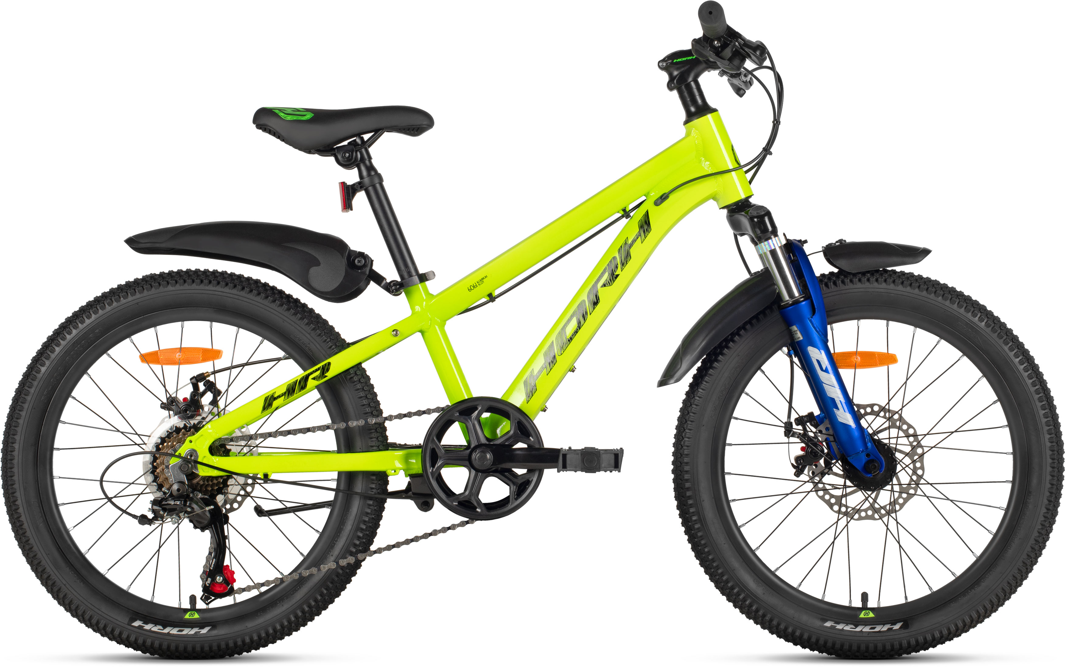 Велосипед HORH TONY 2.0 MD 20" (2026) Green-Black-Blue