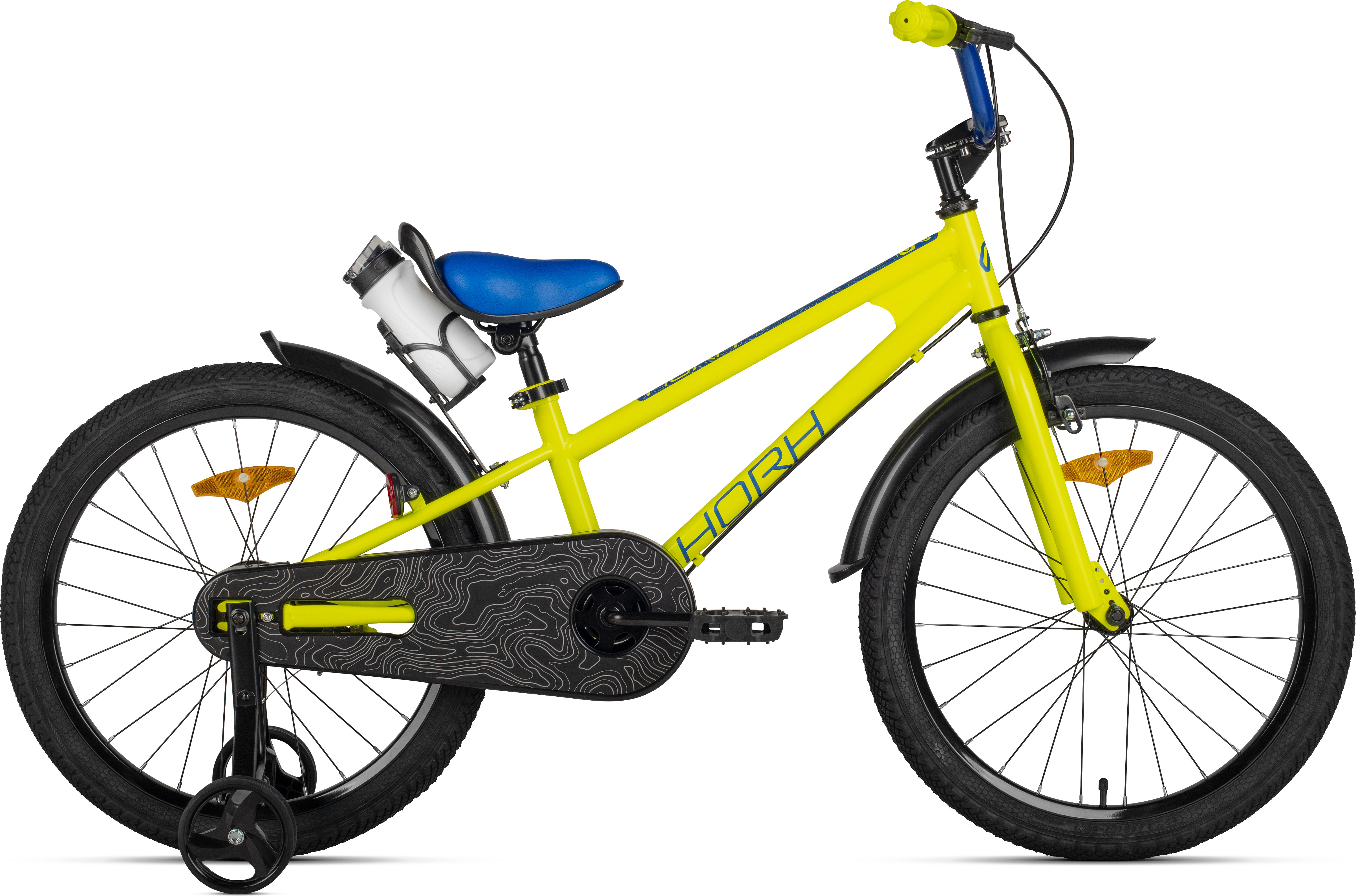 Велосипед HORH HAPPY 20" (2026) Yellow-Blue