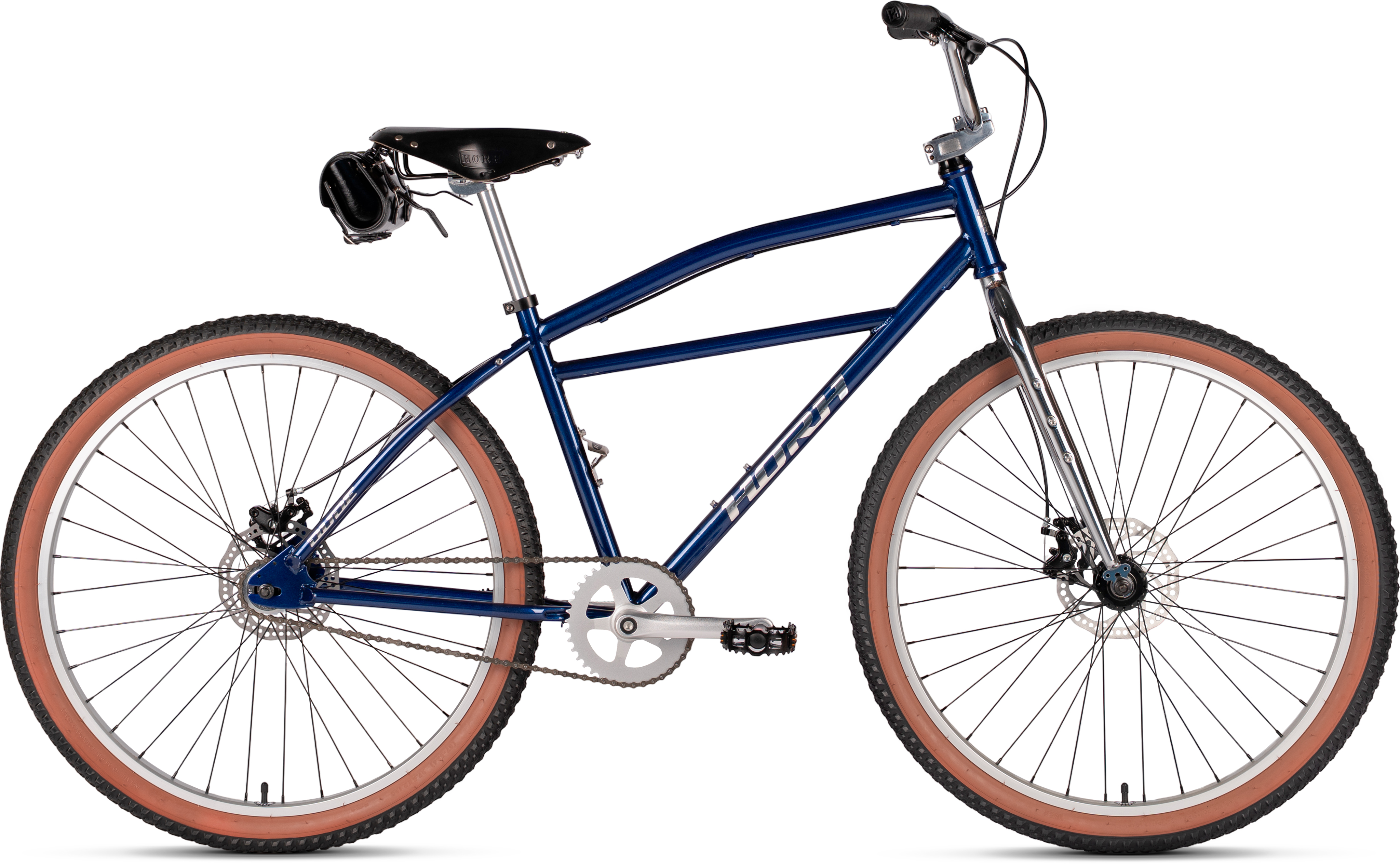 Велосипед HORH DUDE 27,5" (2026) Blue-Chrome