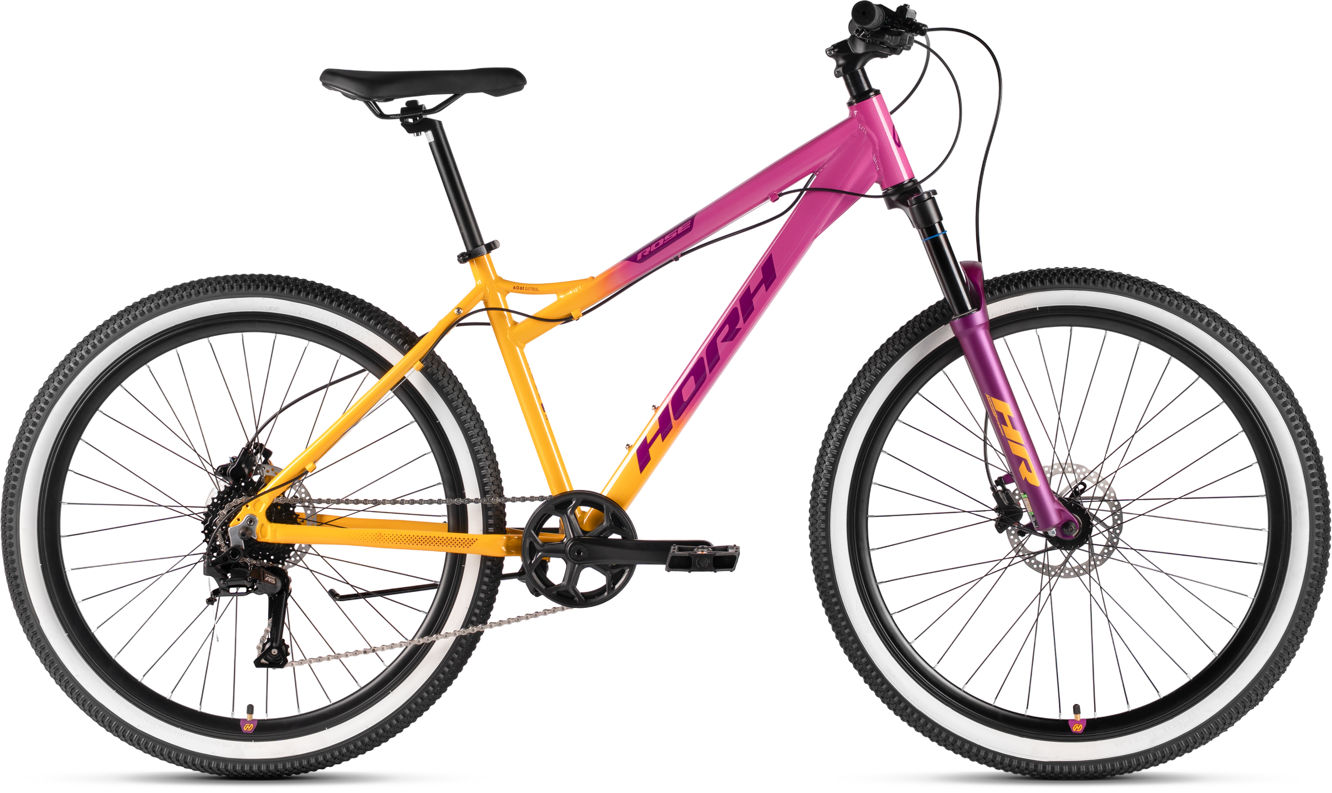 Велосипед HORH ROSE 7.2 HD 27,5" (2026) Pink-Yellow-Purple
