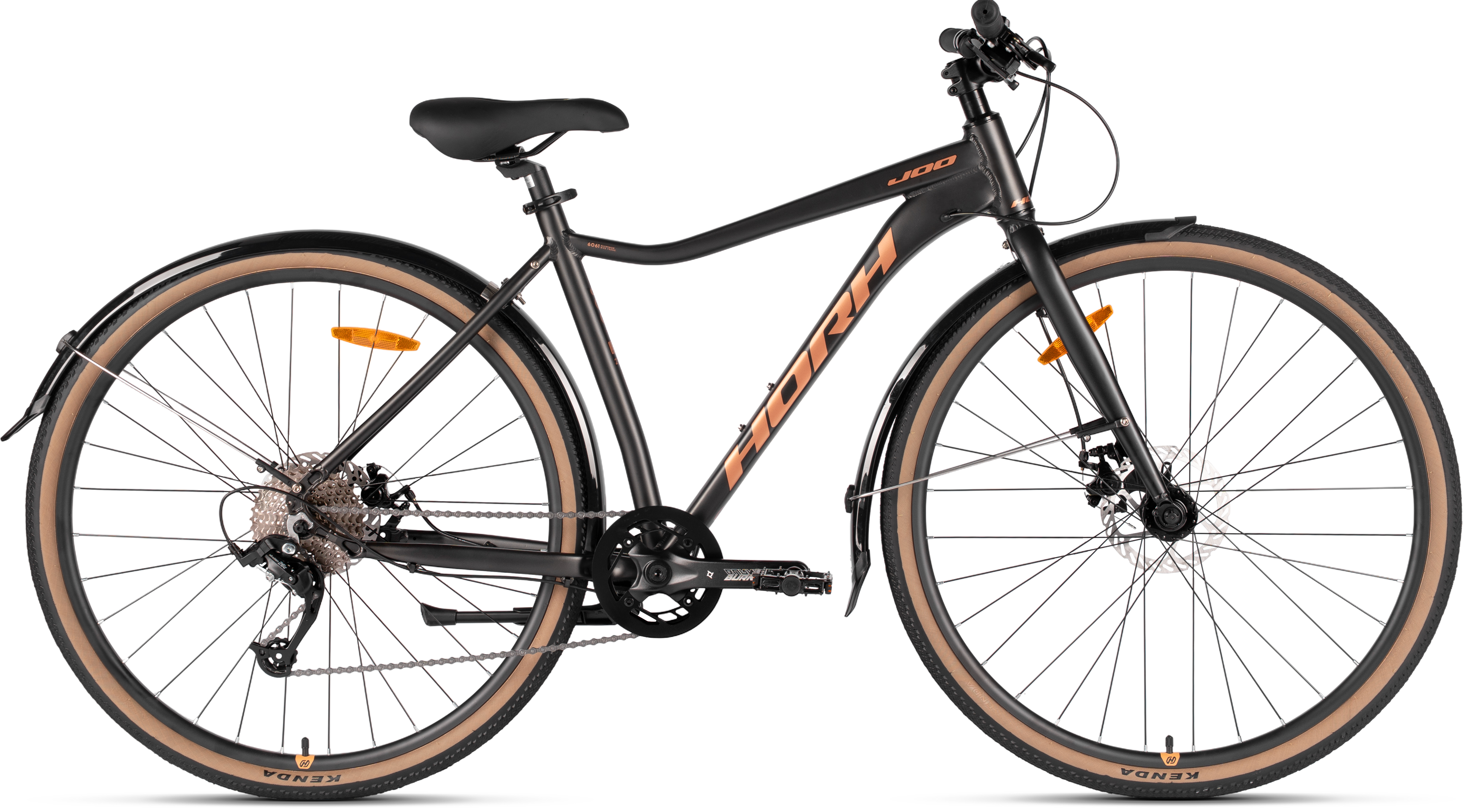 Велосипед HORH JOSS 7.0R MD 27,5" (2026) Black-Brass