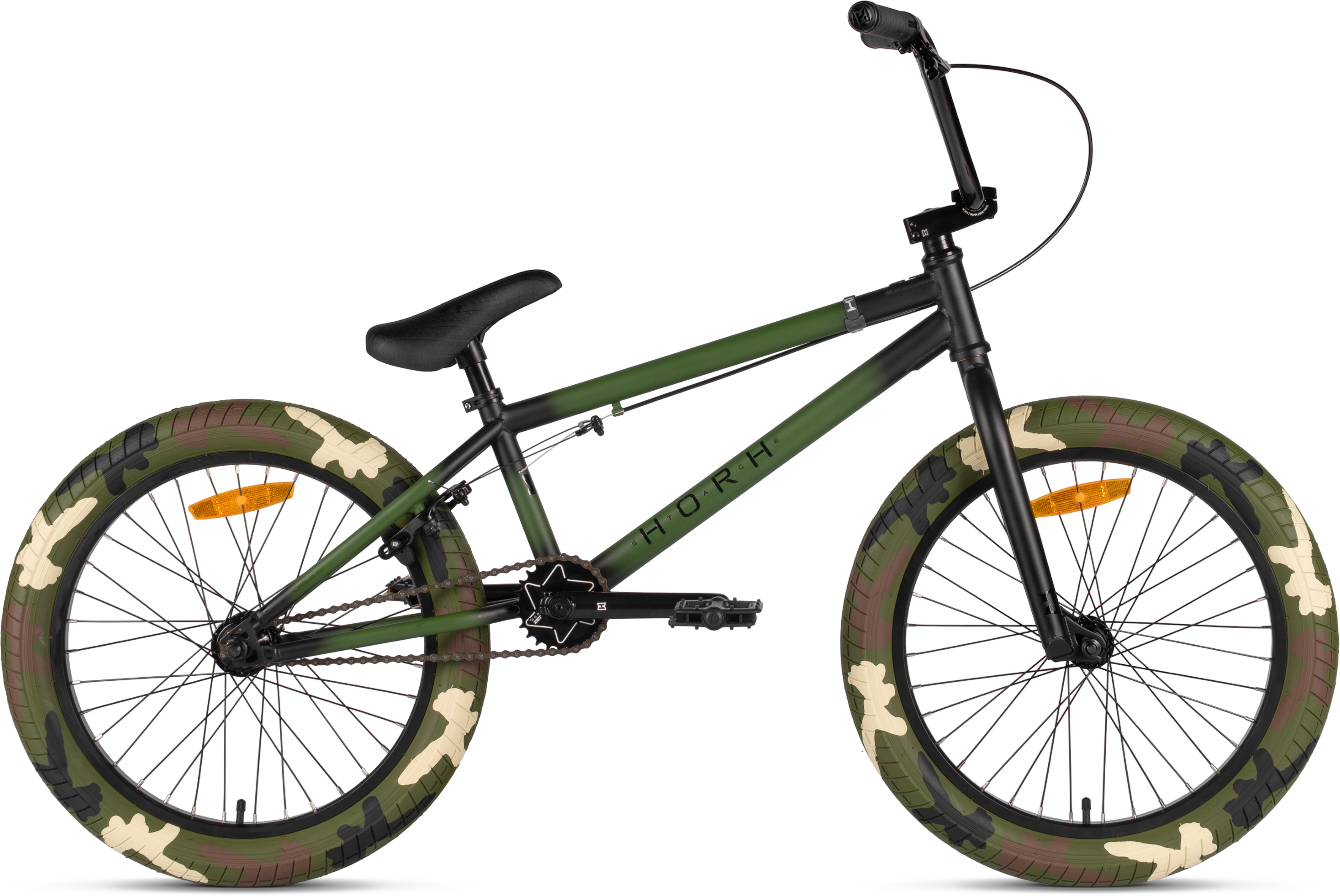 Велосипед HORH STAGE 1 20" (2026) Green Khaki-Black
